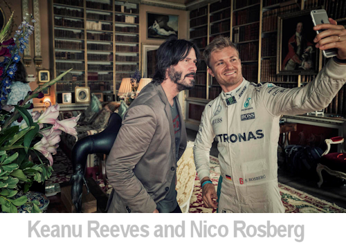 keanu reeves and nico rosberg